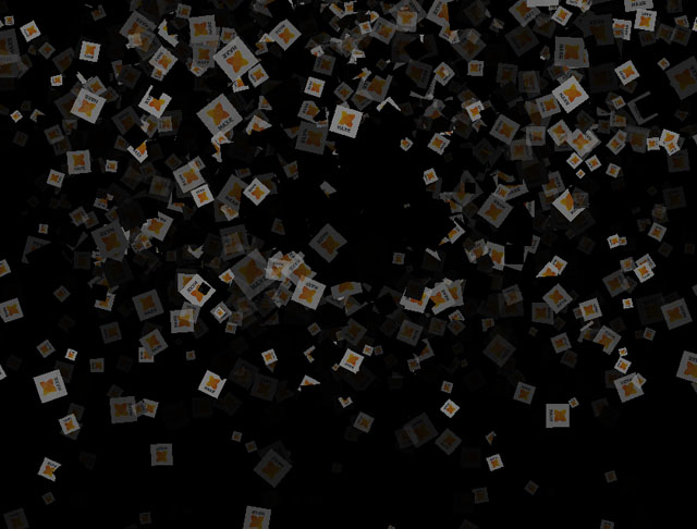 Haxe Logo particle group